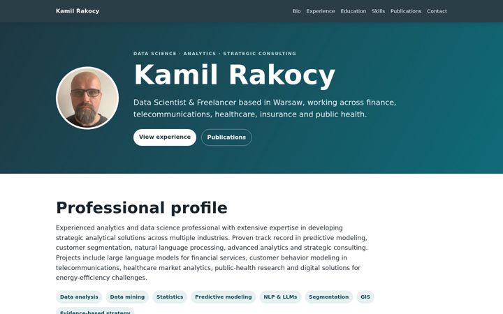 Screenshot of krconsulting.pl