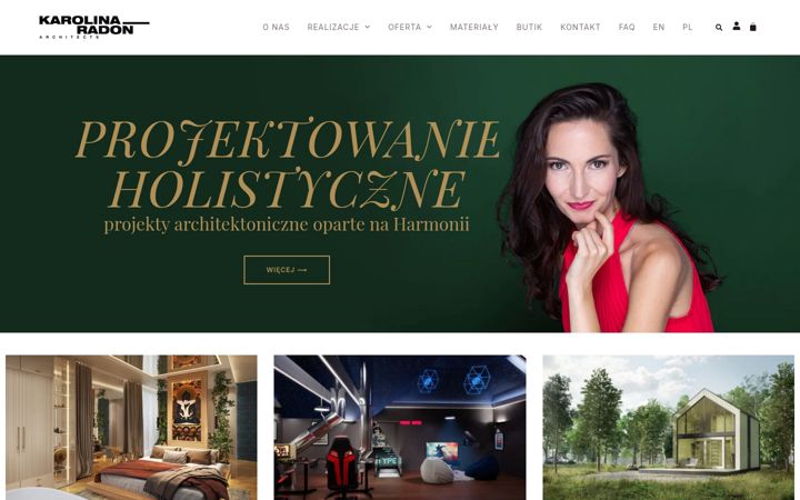 Screenshot of krdesign.com.pl