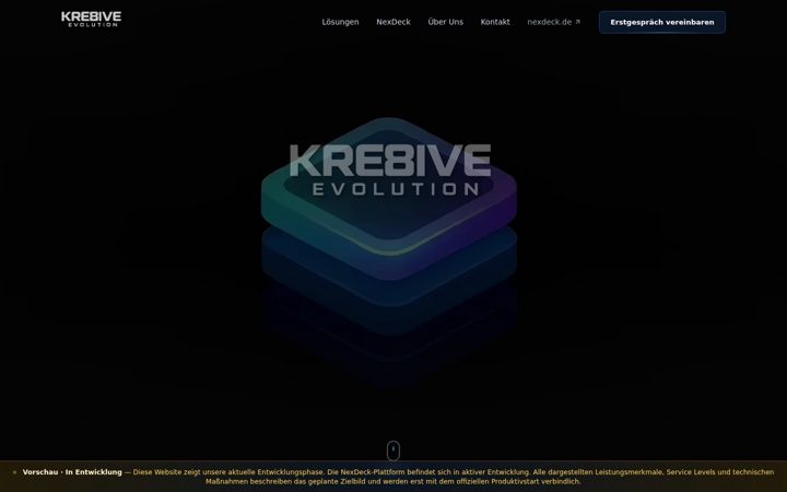 Screenshot of kre8ive-evolution.de