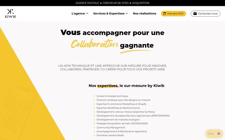 Screenshot of krea-lab.fr