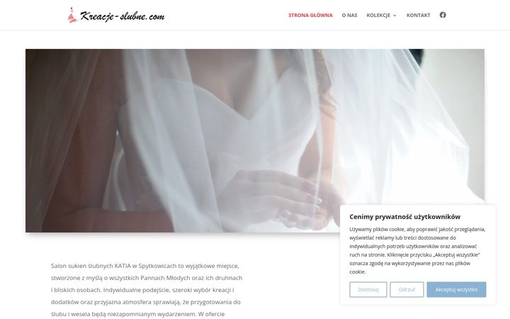 Screenshot of kreacje-slubne.com