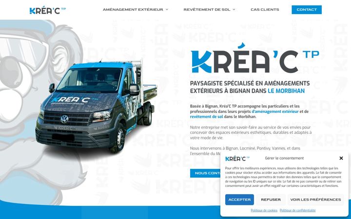 Screenshot of kreactp.fr