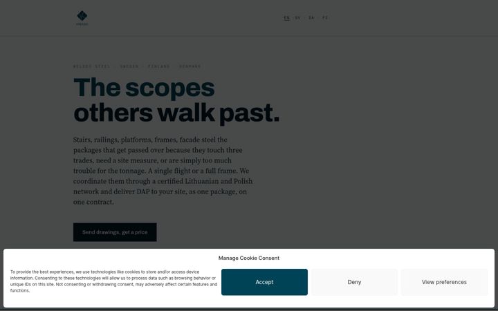 Screenshot of kreadogroup.com