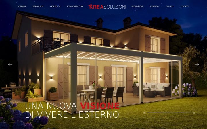 Screenshot of kreasoluzioni.it
