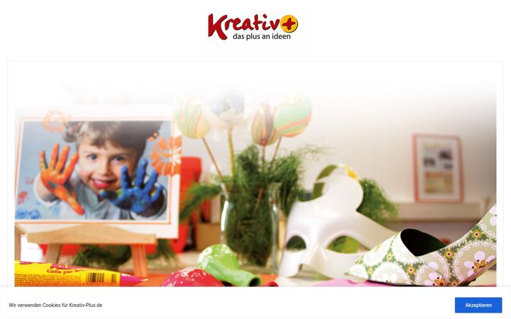 Screenshot of kreativ-plus.de