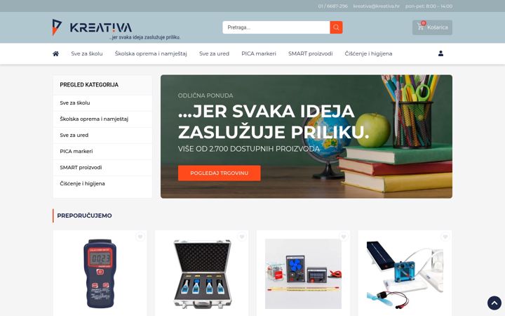 Screenshot of kreativa.hr