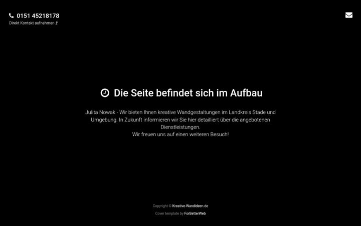 Screenshot of kreative-wandideen.de