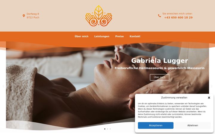 Screenshot of kreativeheilung.at