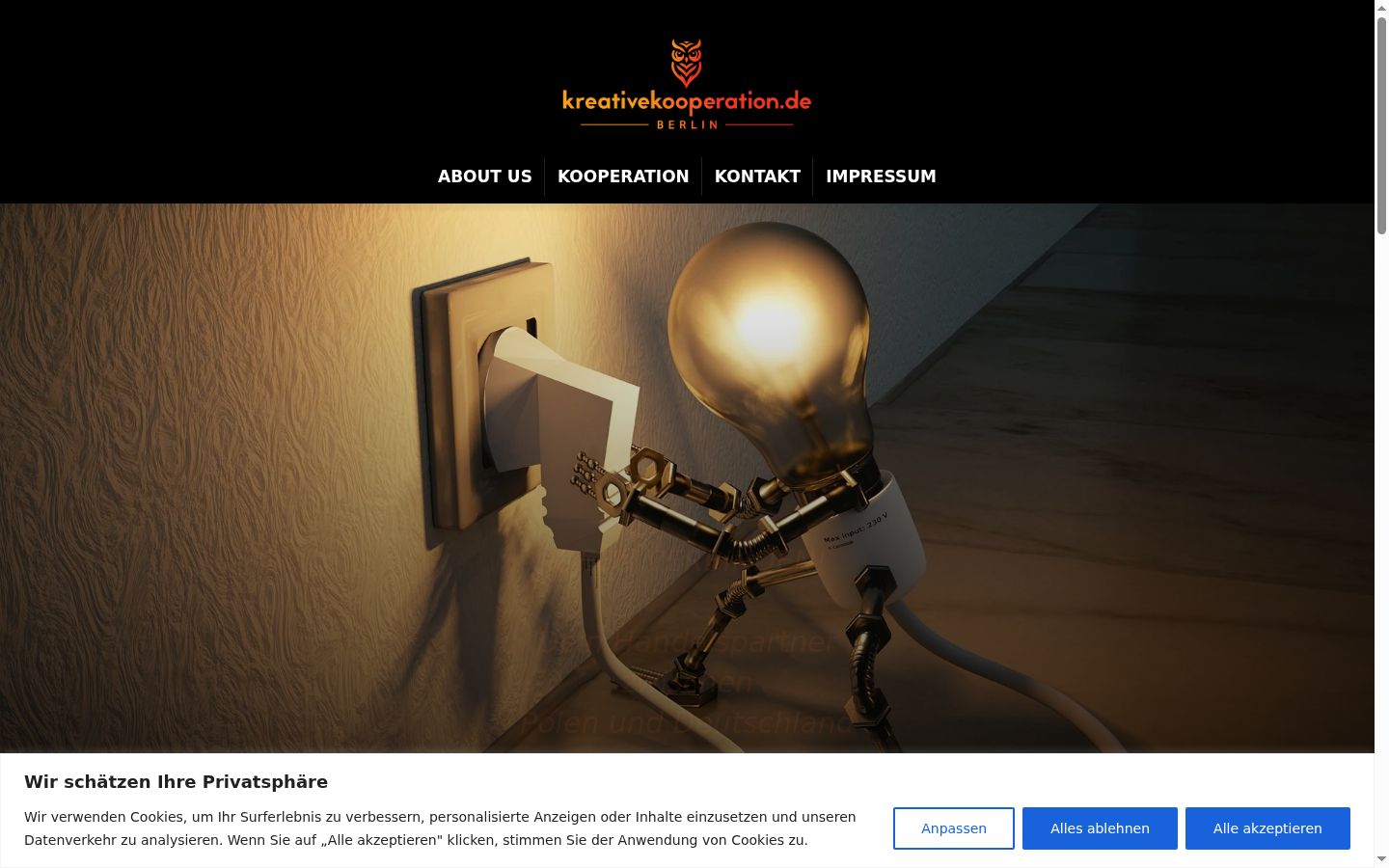 Sutikimo reklamjuostės, rodytos prieš bet kokią sąveiką, ekrano kopija