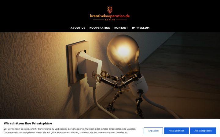 Screenshot of kreativekooperation.de