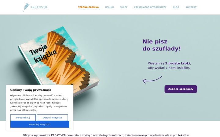 Screenshot of kreativer.pl