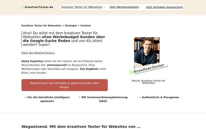 Screenshot of kreativertexter.de