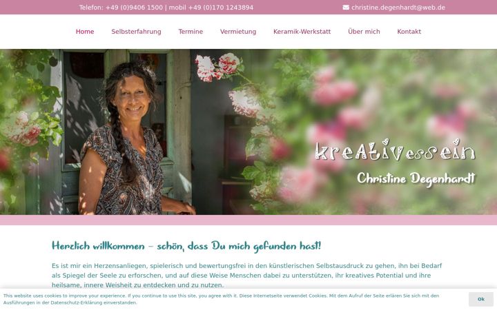 Screenshot of kreatives-sein-degenhardt.de