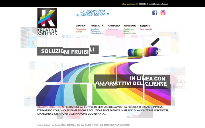 Screenshot of kreativesolution.it