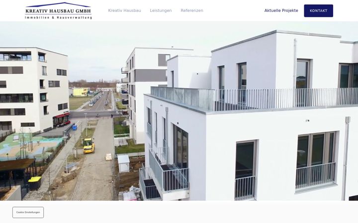 Screenshot of kreativhausbau.de