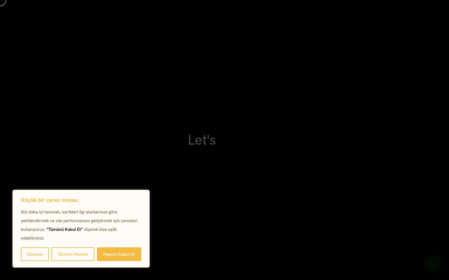 Capture d'écran de la bannière de consentement affichée avant toute interaction