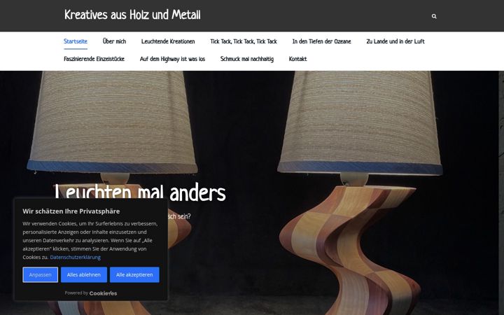 Screenshot of kreativitaet-holz.de