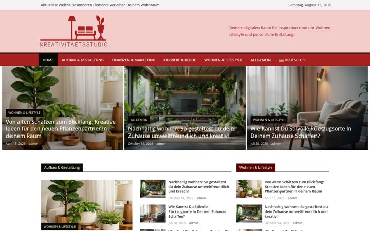 Skærmbillede af kreativitaetsstudio.com