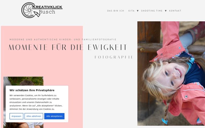 Screenshot of kreativklickbusch.de