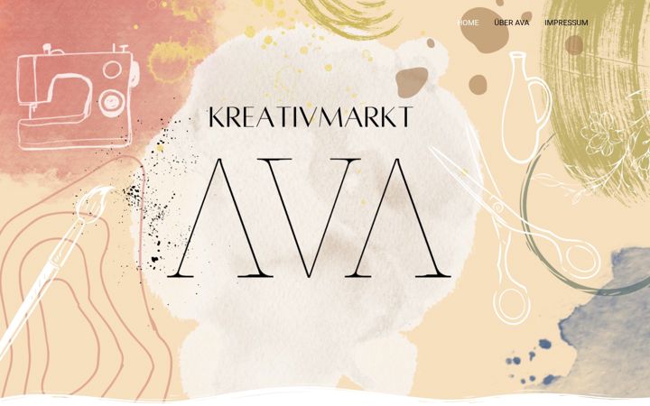 Screenshot of kreativmarkt-ava.de