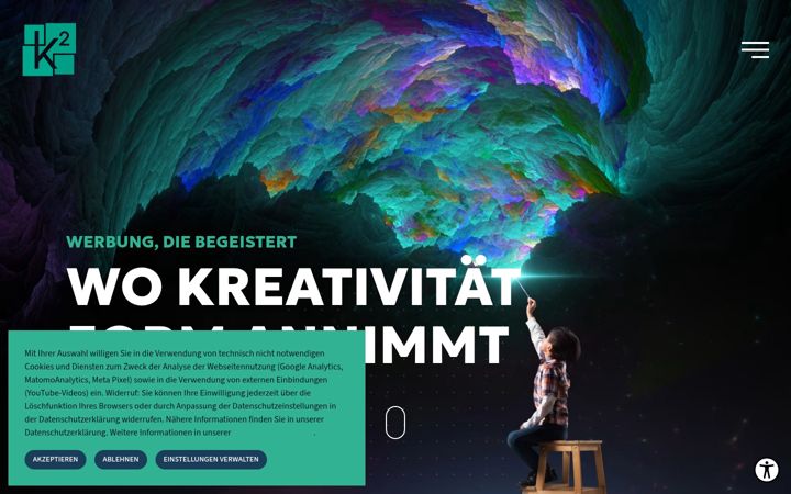 Screenshot of kreativquadrat.at