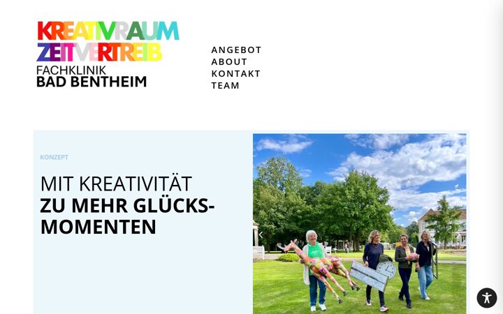 Screenshot of kreativraum-zeitvertreib.de