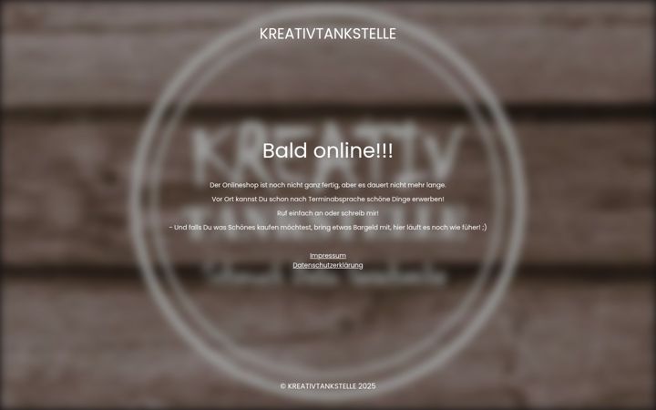 Screenshot of kreativtankstelle.de