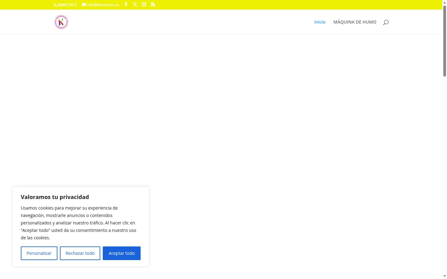 Screenshot des Einwilligungsbanners vor jeglicher Interaktion