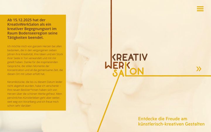 Screenshot of kreativwerksalon.at
