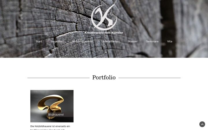 Screenshot of kreativwerkstatt-kunkler.de