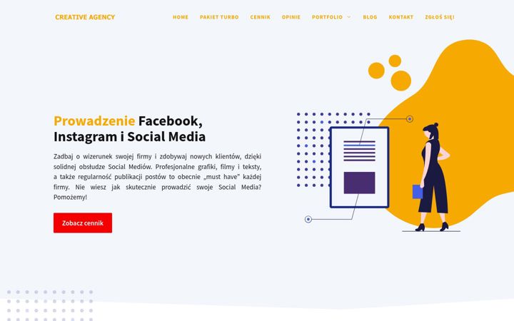 Screenshot of kreatywne-socialmedia.pl