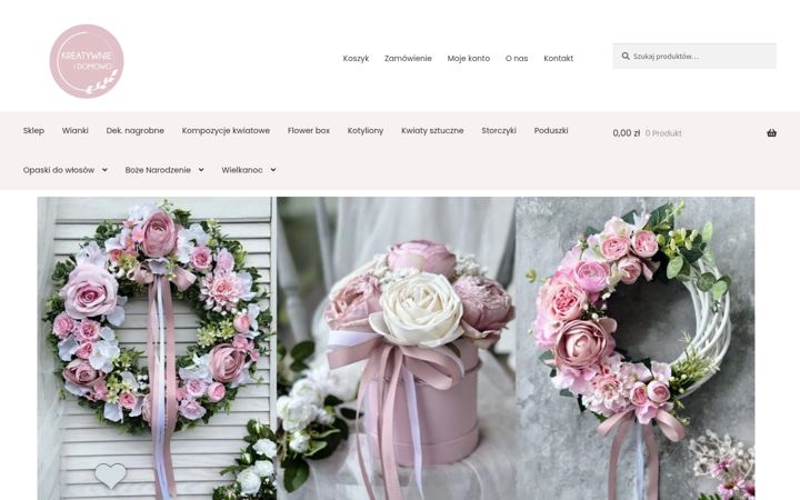 Screenshot of kreatywnieidomowo.pl