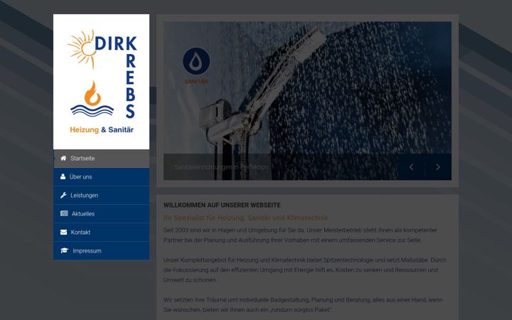 Screenshot of krebs-heizung.de