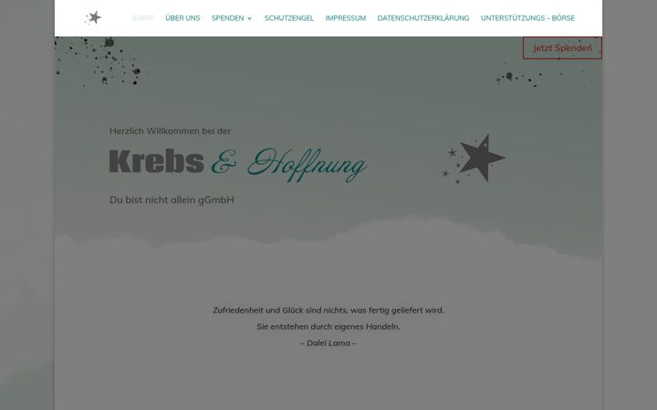 Screenshot of krebs-hoffnung.de