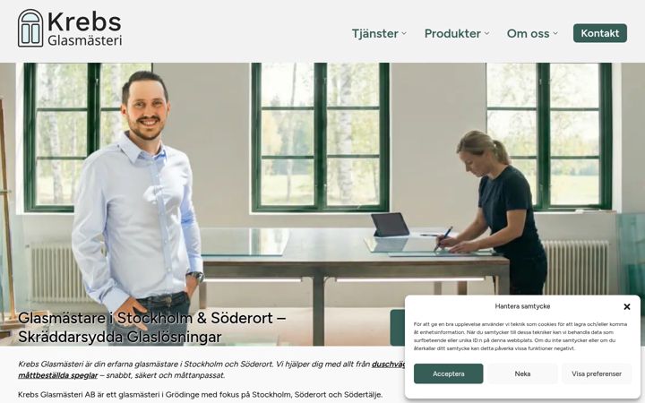 Screenshot of krebsglas.se