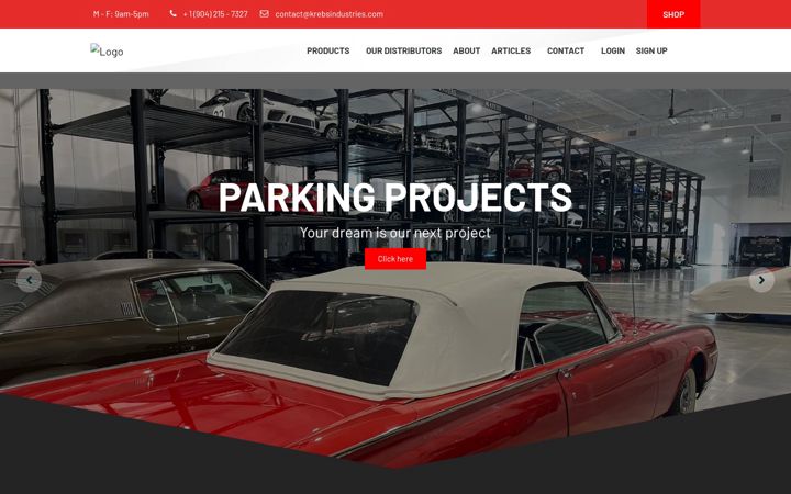 Screenshot of krebsindustries.com