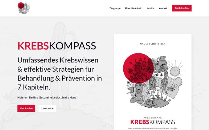 Screenshot of krebskompass-premedicare.de