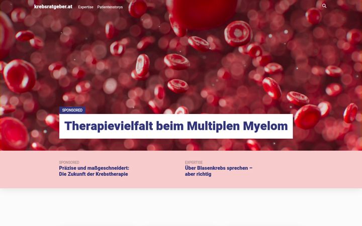 Screenshot of krebsratgeber.at