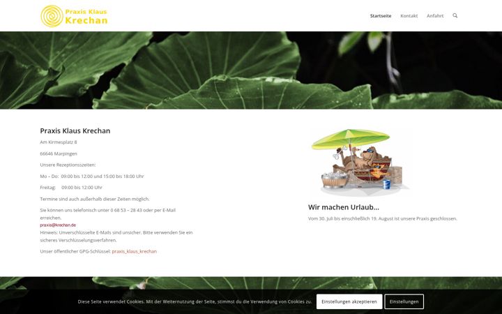 Screenshot of krechan.de