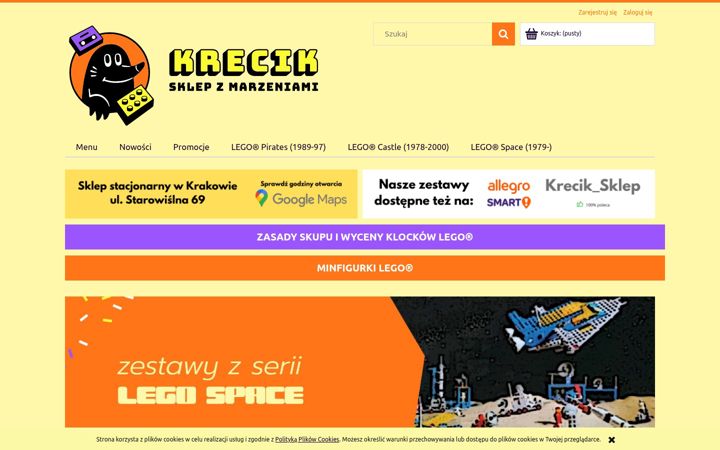 Screenshot of krecik.sklep.pl
