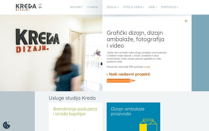 Screenshot of kreda.hr