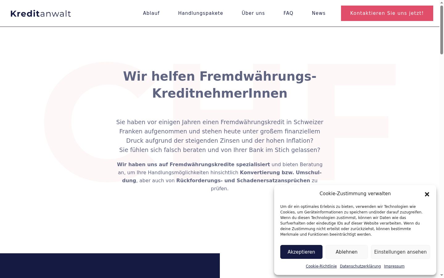 Screenshot tal-banner tal-kunsens muri qabel kwalunkwe interazzjoni