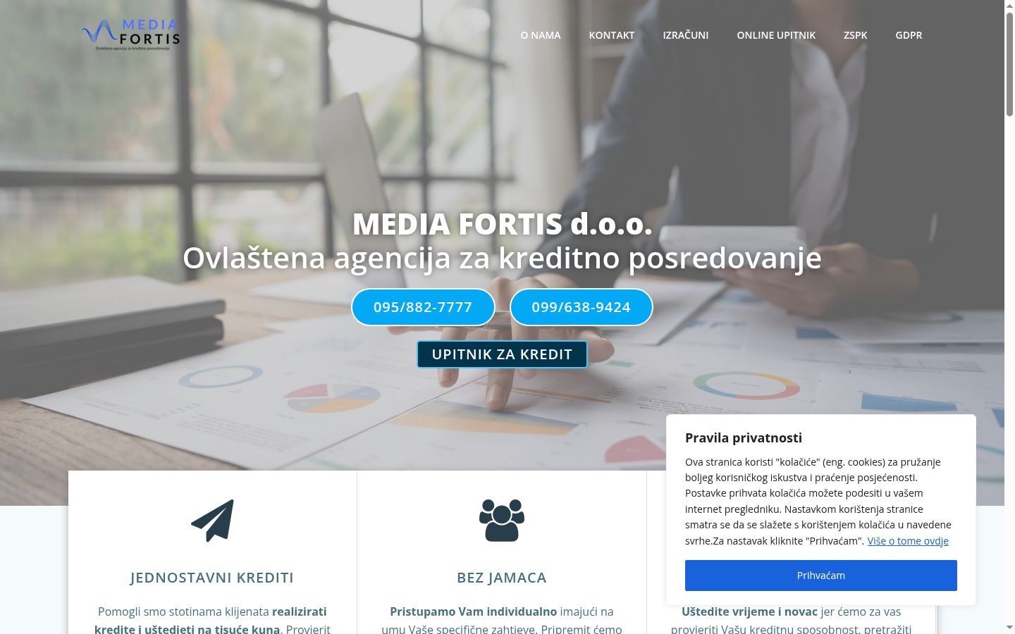 Zrzut ekranu banera zgody wyświetlanego przed jakąkolwiek interakcją