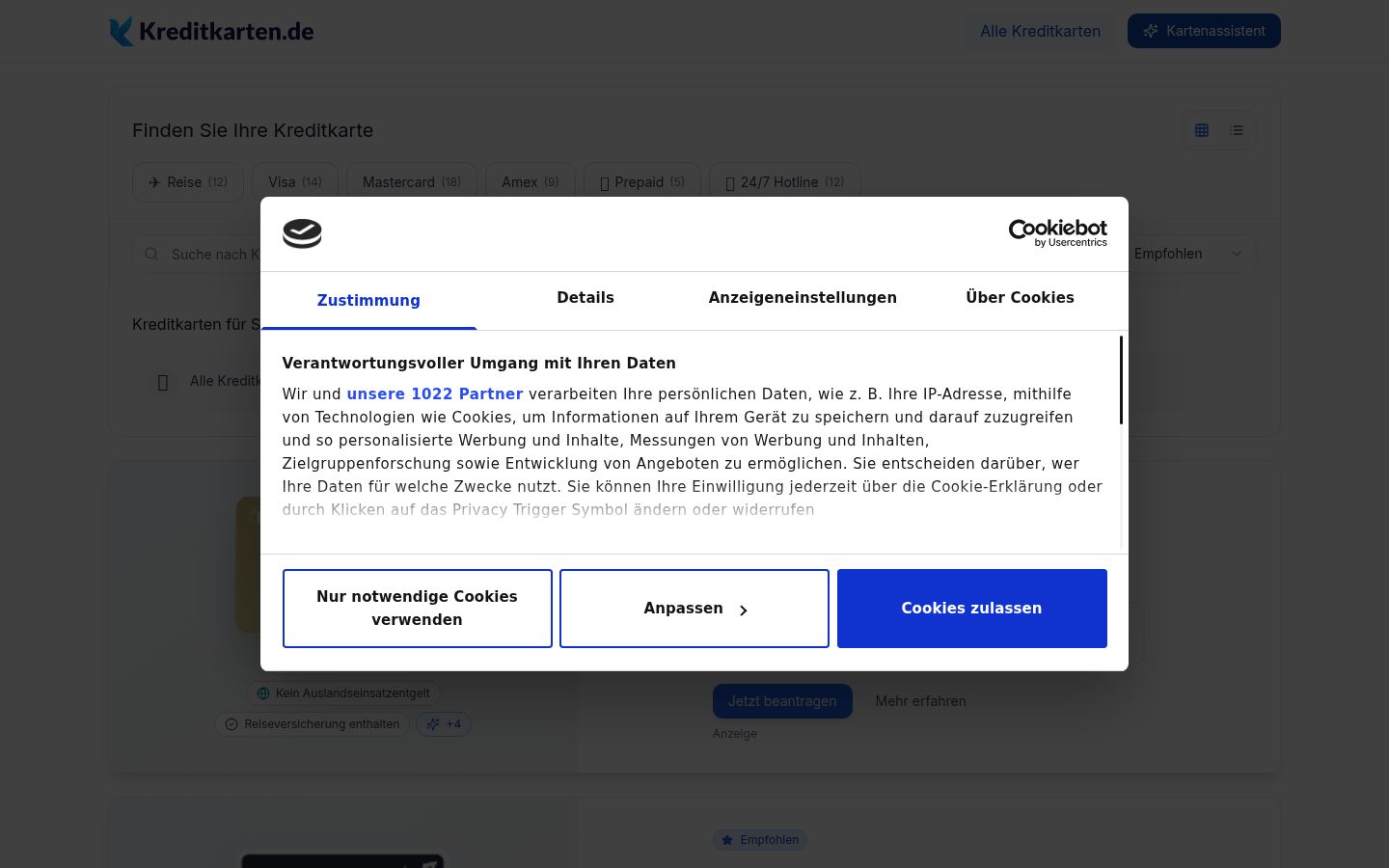 Sutikimo reklamjuostės, rodytos prieš bet kokią sąveiką, ekrano kopija