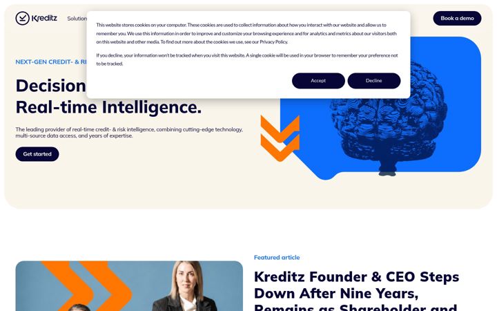 Screenshot of kreditz.com