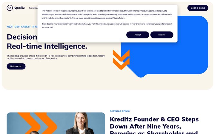Screenshot of kreditz.net