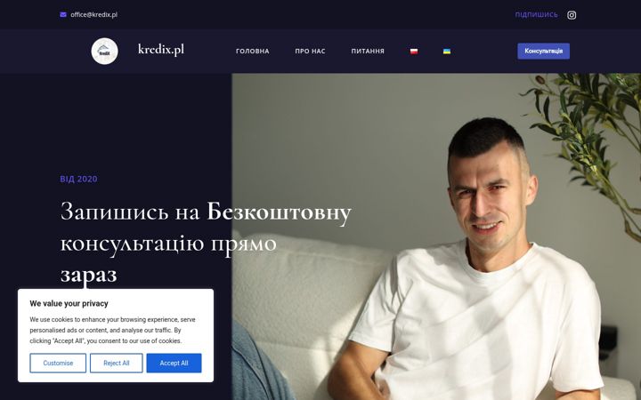 Screenshot of kredix.pl
