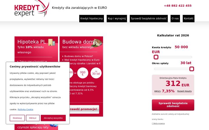 Screenshot of kredytexpert.de