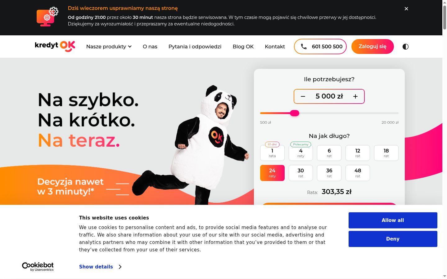 Sutikimo reklamjuostės, rodytos prieš bet kokią sąveiką, ekrano kopija
