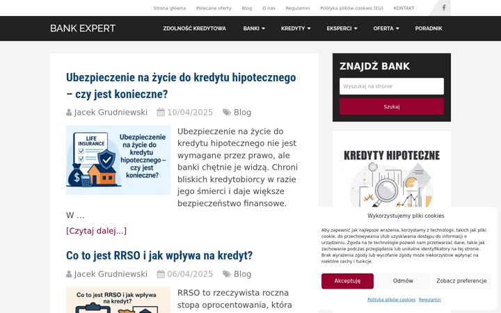 Screenshot of kredytypozyczki.com